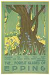 EDWARD MCKNIGHT KAUFFER (1890-1954). [FLOWERS AND FORESTS.] Two posters. 1920. Each approximately 30x20 inches, 76x51 cm. The Dangerfie